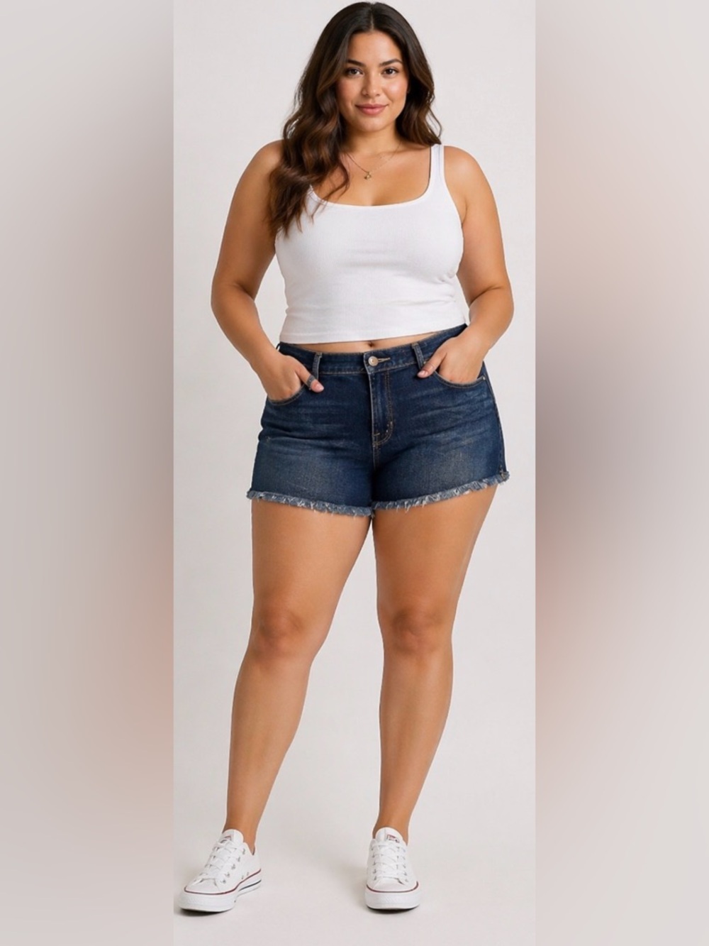 Massimo Denim Shorts Size 14 Blue Cut Off Jean Shorts Womens
